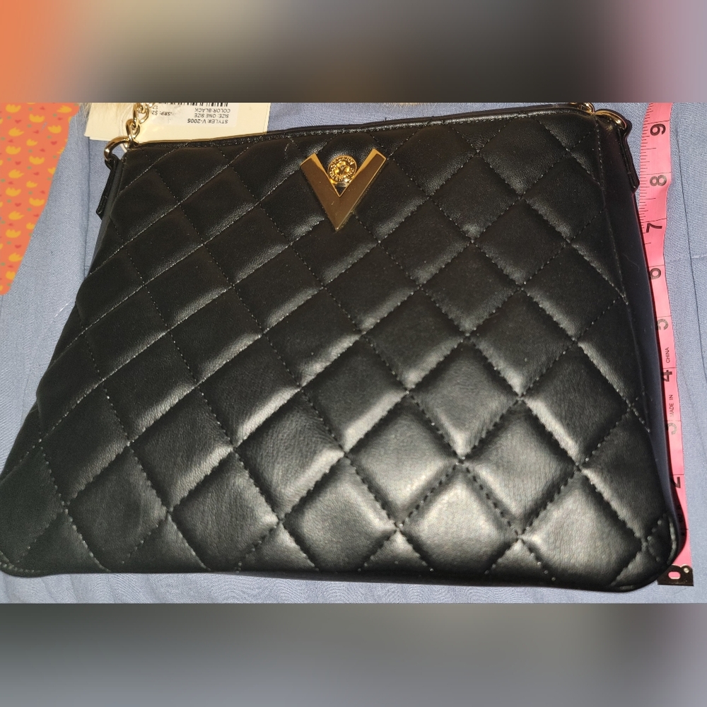 Valentino Orlandi Black Quilted Bag - Picture 8 of 9